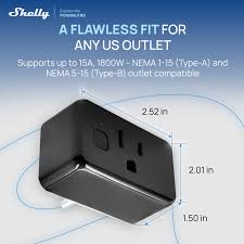 Shelly Plug US Gen4 Black - Imagen 4
